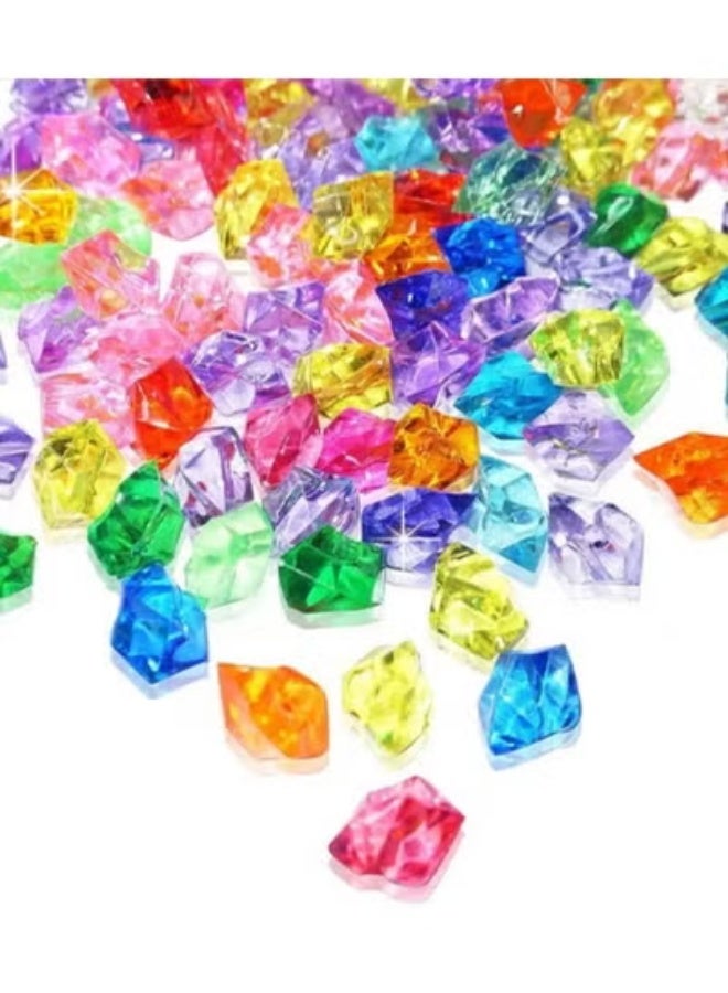EETU 500 grams Vase Fillers,Rainbow Acrylic Fake Crystal Jewels Gems for Wedding Table Scatters and Centerpieces Decoration - Image 1